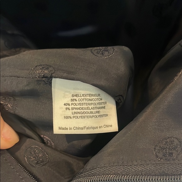 Tory Burch Navy Dress with Gold Accents - Picture 7 of 9